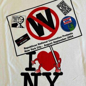 NWOT Vintage RNC Convention Protest  Graphic Tee-XL